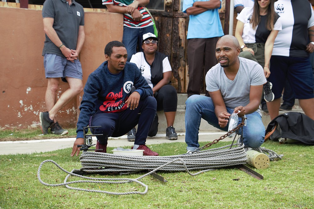 © Vusi Tshabalala / WWF-SA Sindisa and Angelo