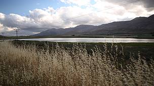 This is one of the many dams in the Ceres region of the Western Cape for farmers to store freshwater to irrigate crops.