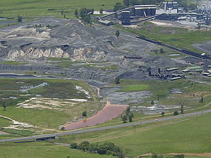 Coal mining in the Grasslands